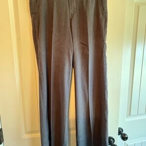 Kut from the Kloth Women's Straight-Leg Trousers in Charcoal Gray